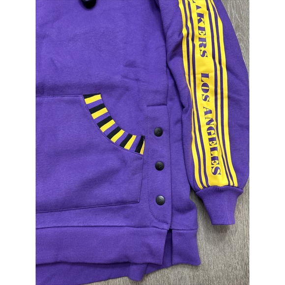 Los Angeles Lakers Sweater Women S Perfectly Oversized Team Pullover Hoodie - Picture 5 of 11
